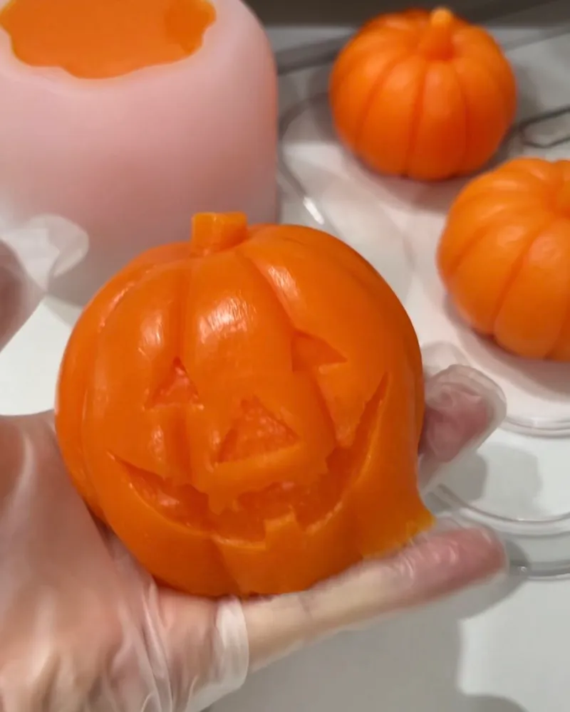 Halloween Pumpkin Squishy Stress Relief Decompression Toy — photo 5