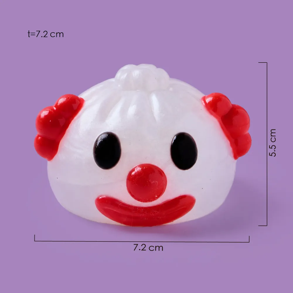 Halloween Red-Nose Clown Dumpling Silicone Taba Squishy 🤡 — photo 3