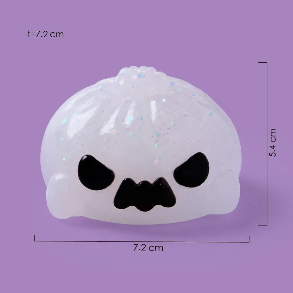 Halloween Skeleton Ghost Dumpling Silicone Taba Squishy 👻 — photo 3