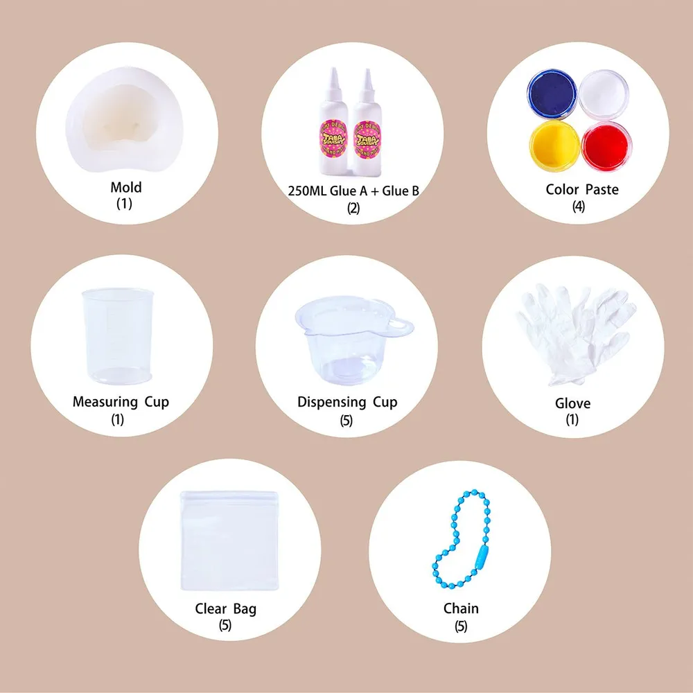 Hamster Taba Squishy DIY Mold Set — photo 3
