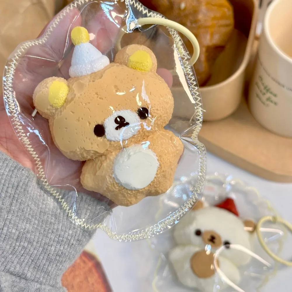 Hat Bear Squishy Stress Relief Decompression Toy — photo 4