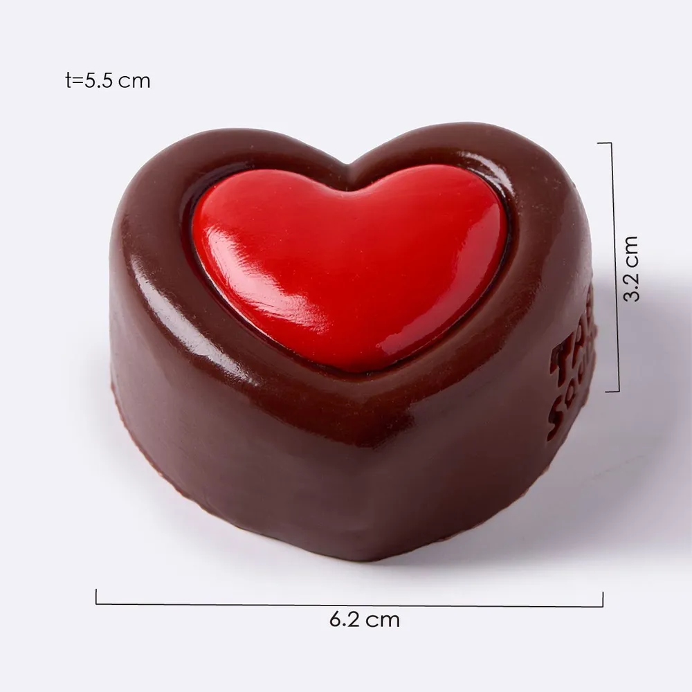 Heart-shaped Chocolate Cake — photo 2