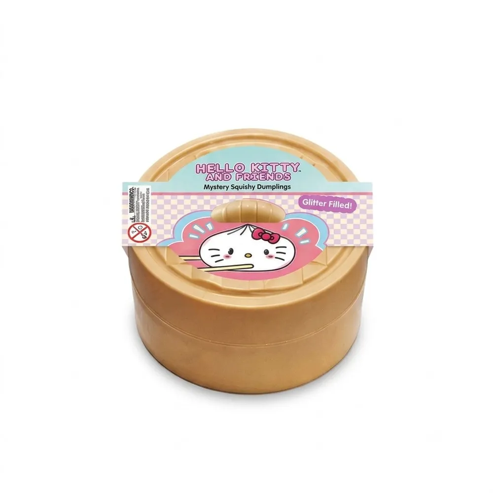 Hello Kitty And Friends Mystery Squishy Dumpling Glitter Collection Fidget Toy
