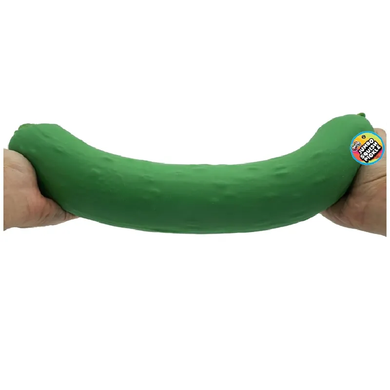 IRRE SQUISHTIBLE 12” Jumbo Squish Pickle – Giant Stress Relief Squishy Toy — photo 2