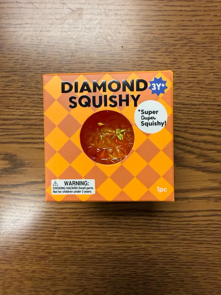 J'adore Orange Diamond Sugar Squishy