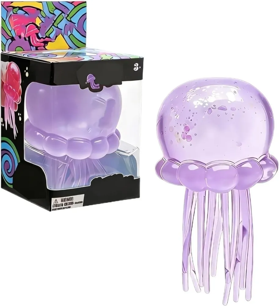 Jellyfish Squeeze Toy with Malt Sugar Balls — photo 2