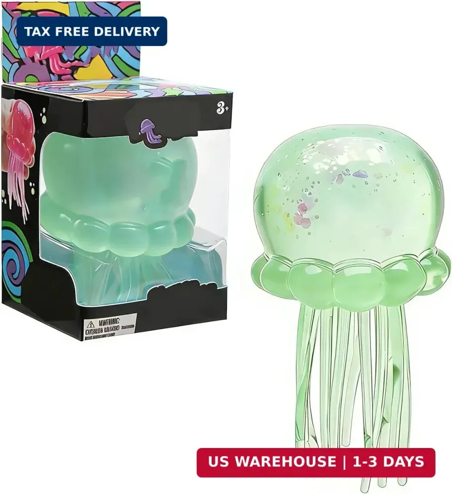 Jellyfish Squeeze Toy with Malt Sugar Balls — photo 3