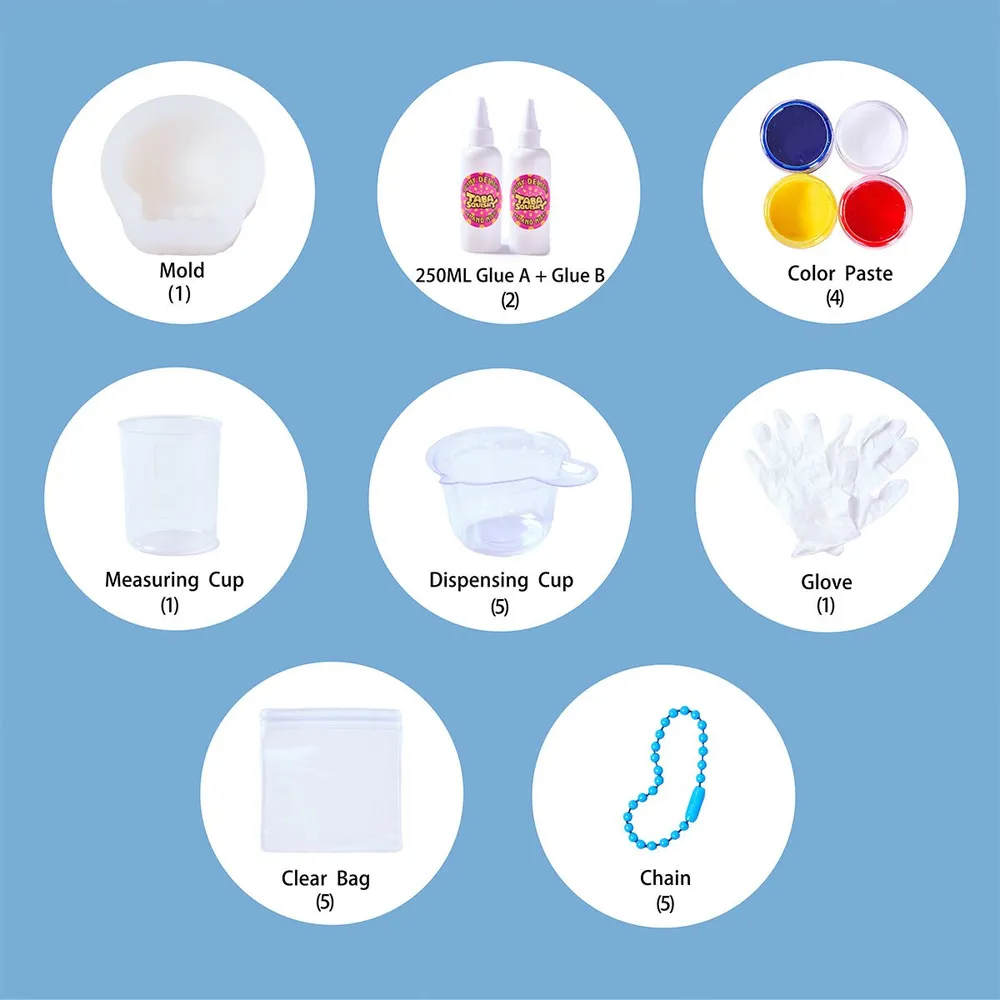 Jellyfish Taba Squishy DIY Mold Set — photo 3