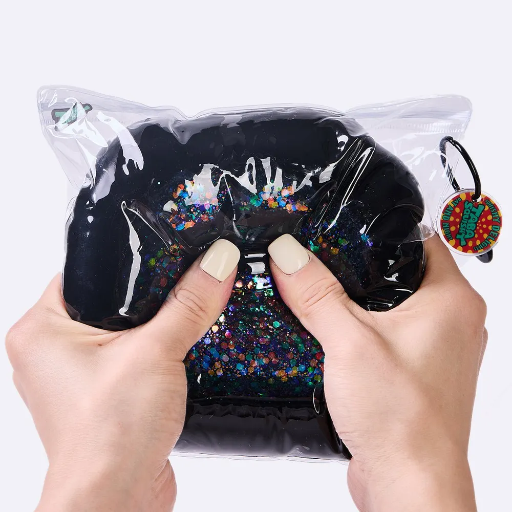 Jumbo Black-bling Paw Taba Squishy — photo 6
