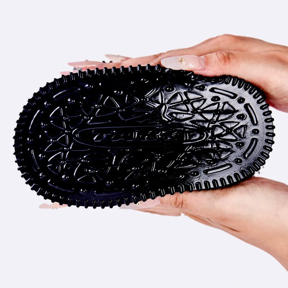 Jumbo Black-fuchsia Sandwich Cookie Taba Squishy — photo 3