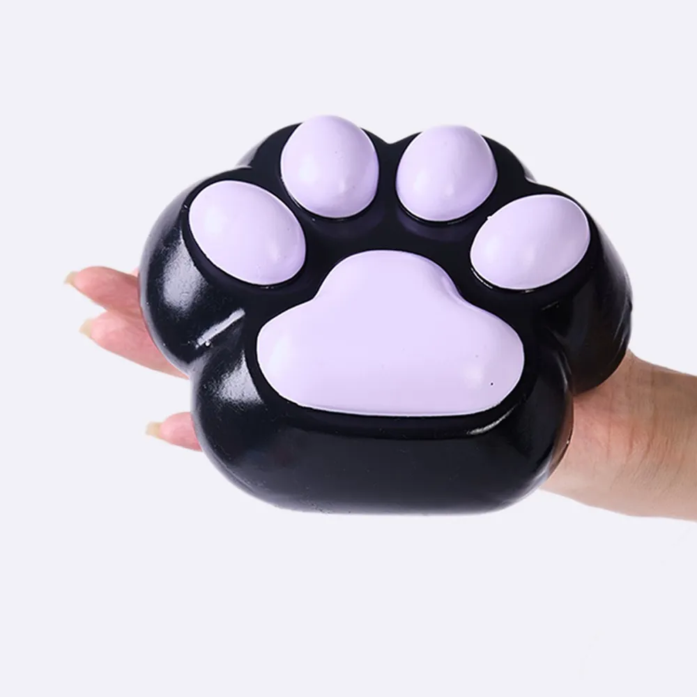 Jumbo Black-purple Paw Taba Squishy — photo 3