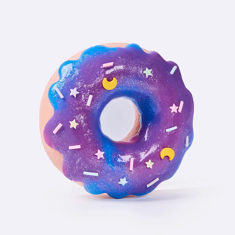 Jumbo Blueberry Lavender Donut Taba Squishy