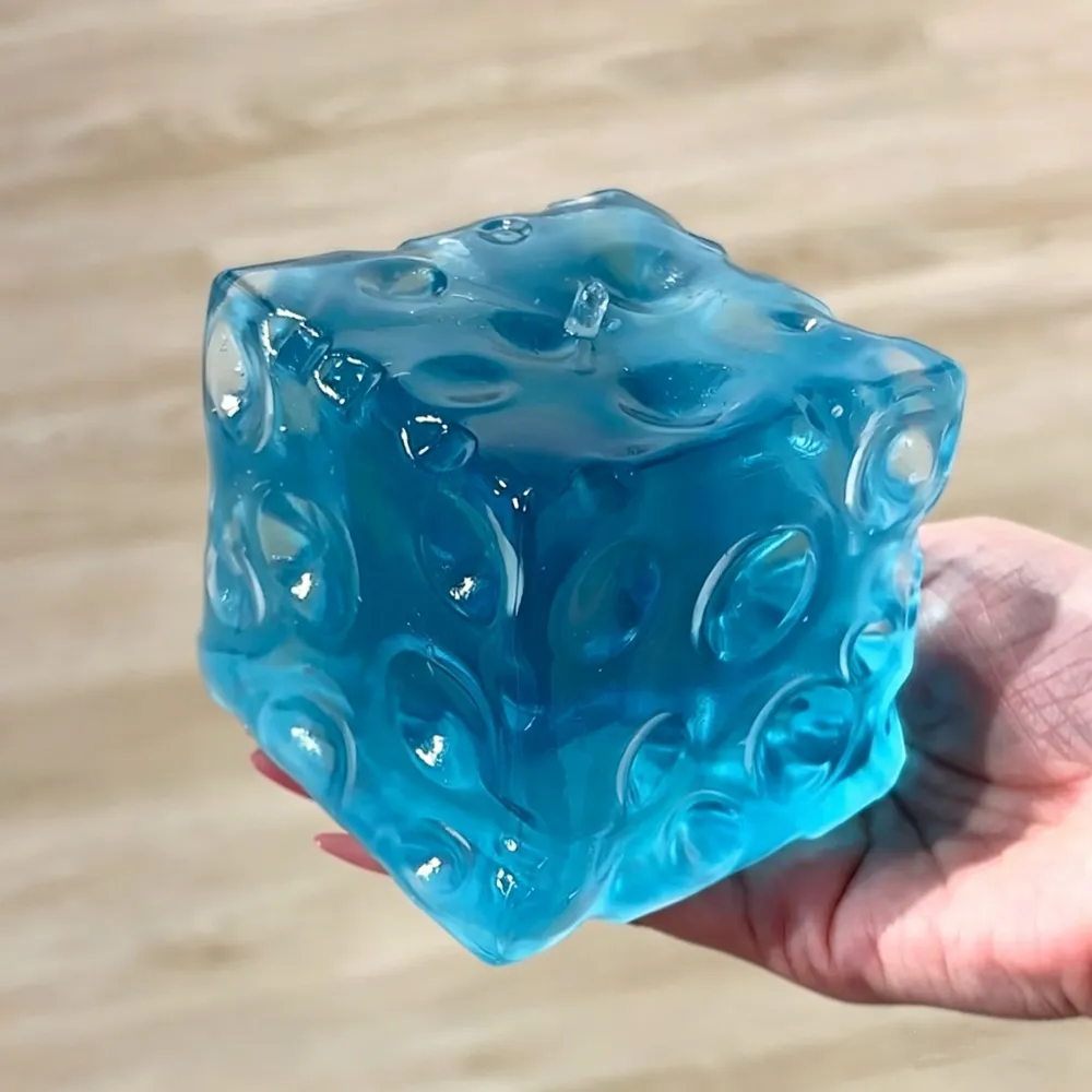 Jumbo Cheese Vaseline Stress Ball Squishy Stress Relief Fidget Toy