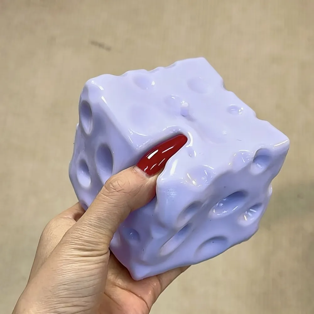 Jumbo Cheese Vaseline Stress Ball Squishy Stress Relief Fidget Toy — photo 5