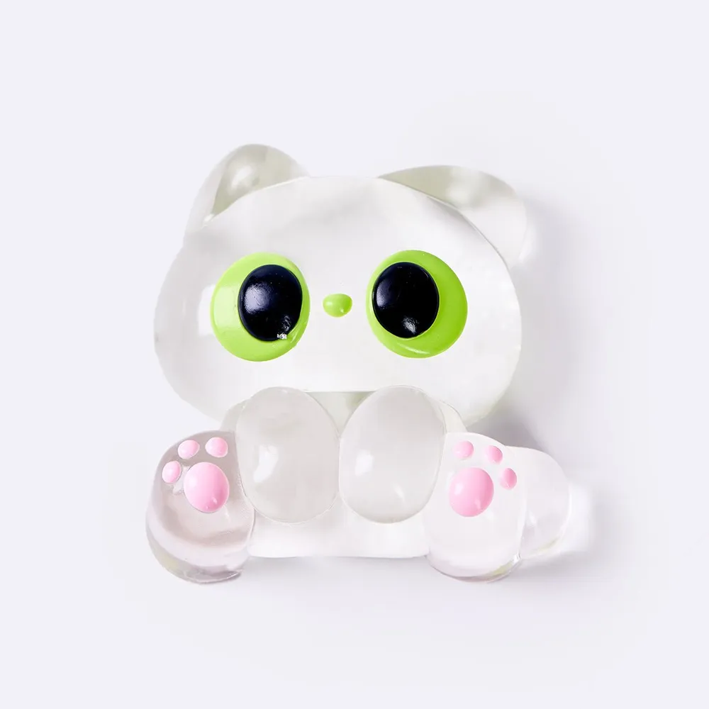 Jumbo Clear Cat Kitten Taba Squishy