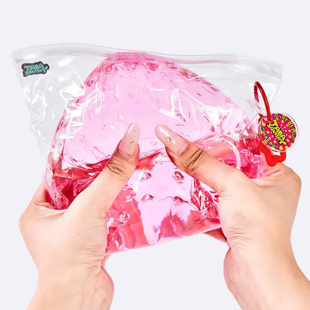 Jumbo Clear-pink Strawberry Taba Squishy — photo 5