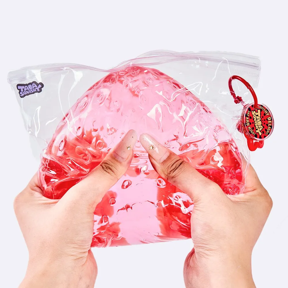 Jumbo Clear-red Strawberry Taba Squishy — photo 5