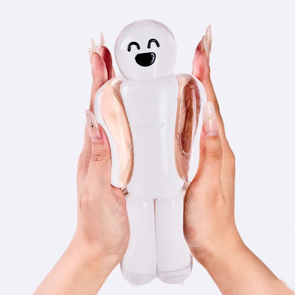 Jumbo Clear Robot Taba Squishy — photo 3