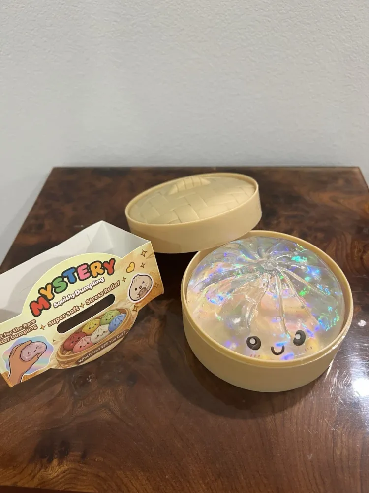 Jumbo Holographic Mystery Dumpling Squishy