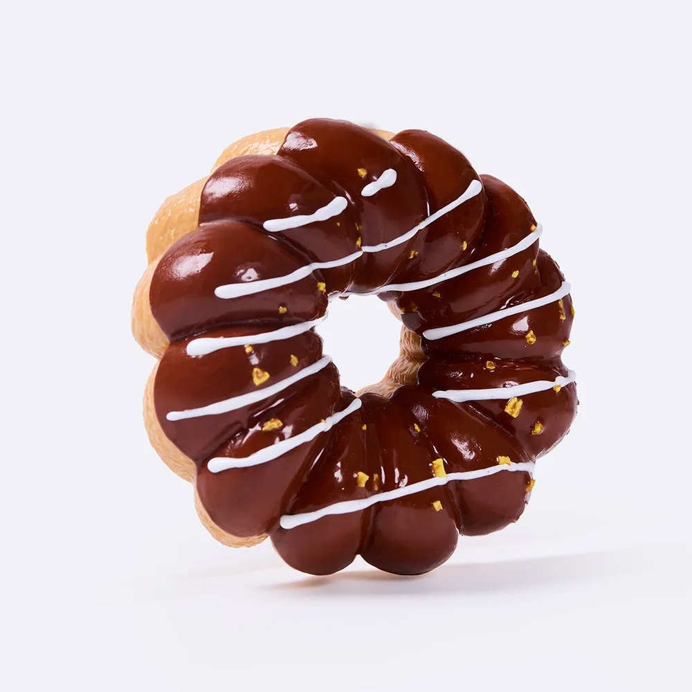 Jumbo Mocha Donut Taba Squishy