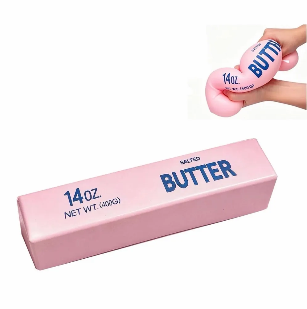 Jumbo Pink Butter Squishy