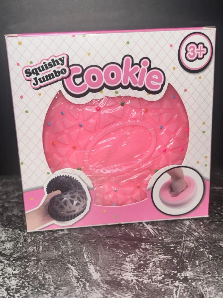 Jumbo Pink Cookie Squishy