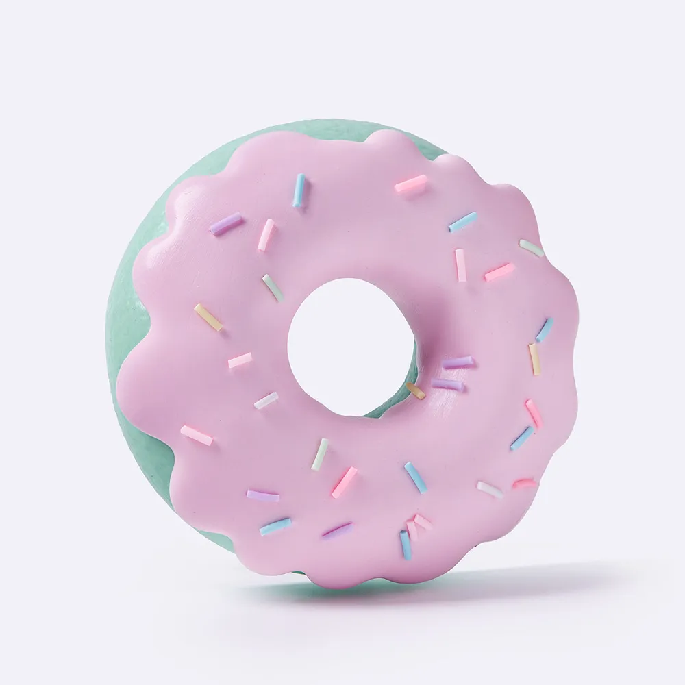 Jumbo Pink Mint Donut Taba Squishy