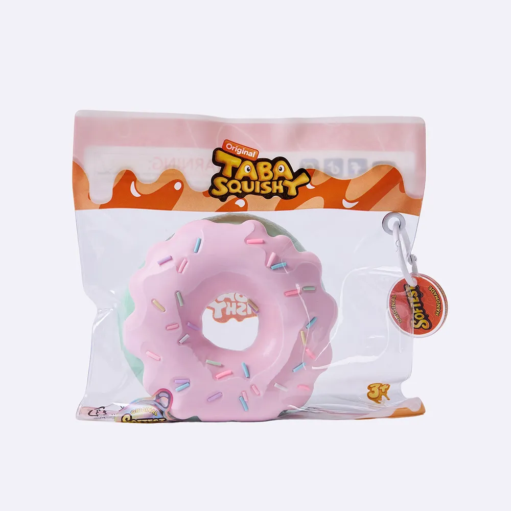 Jumbo Pink Mint Donut Taba Squishy — photo 3