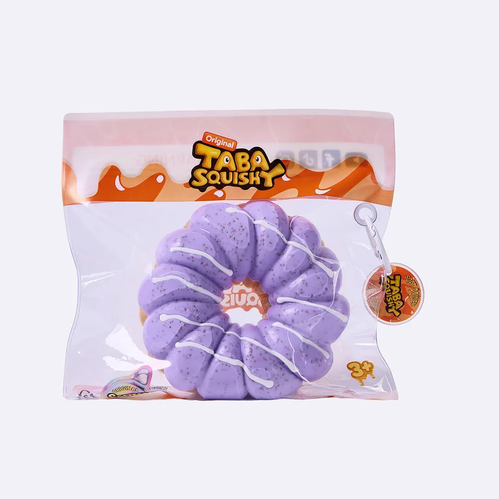 Jumbo Purple Grape Donut Taba Squishy — photo 3
