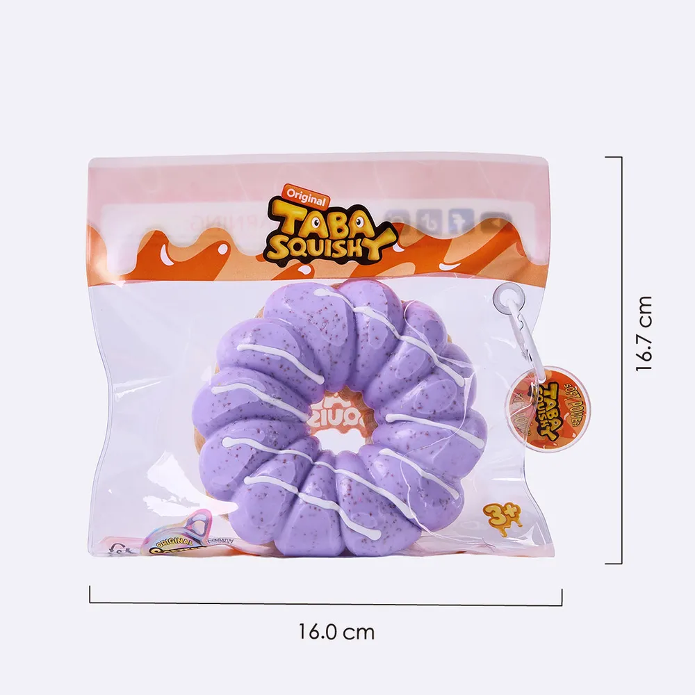 Jumbo Purple Grape Donut Taba Squishy — photo 6
