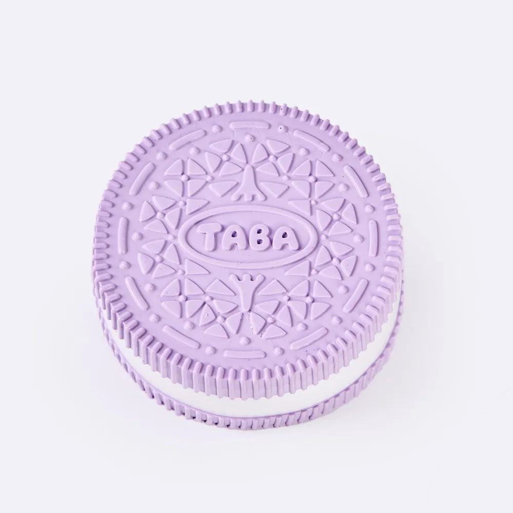 Jumbo Purple-white Sandwich Cookie Taba Squishy