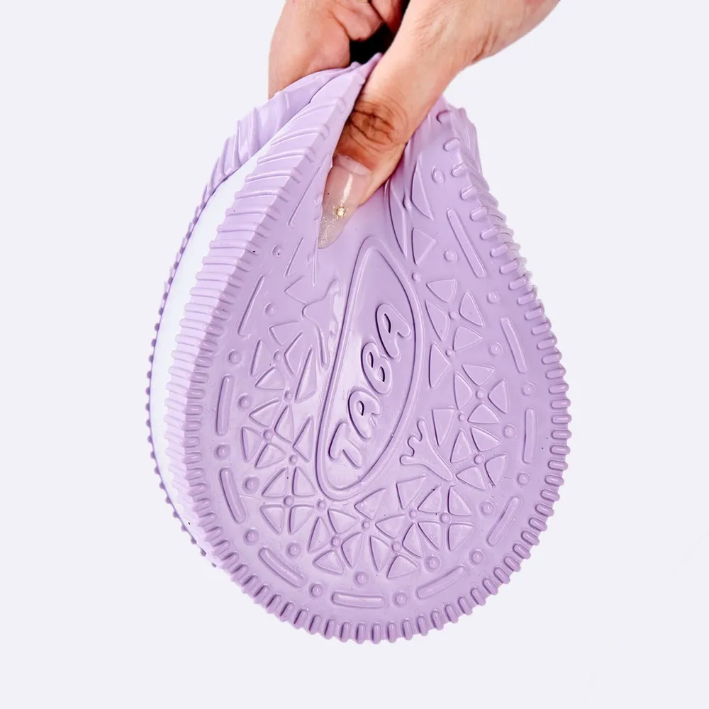 Jumbo Purple-white Sandwich Cookie Taba Squishy — photo 2