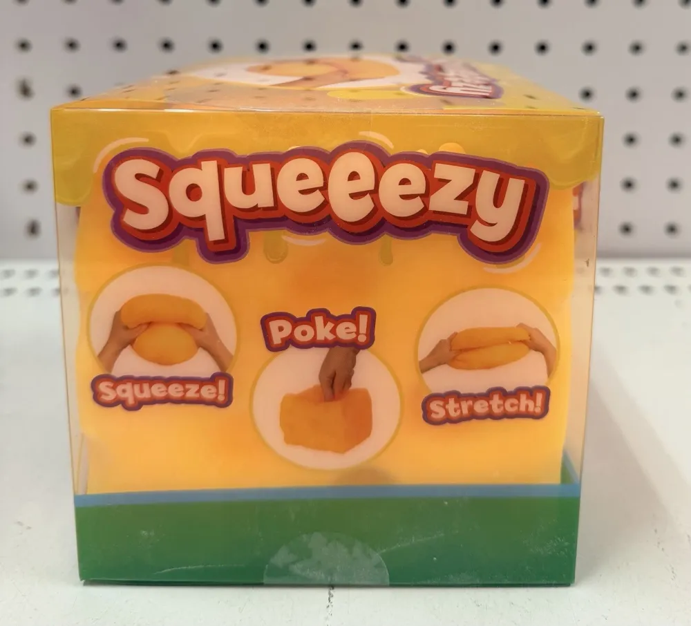 Jumbo Squeeezy Cheese Yellow Squishy — photo 3