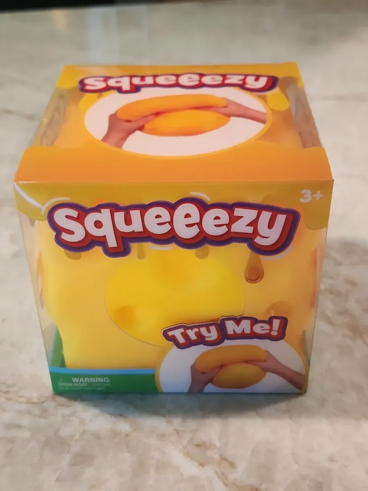 Jumbo Squeeezy Cheese Yellow Squishy — photo 4