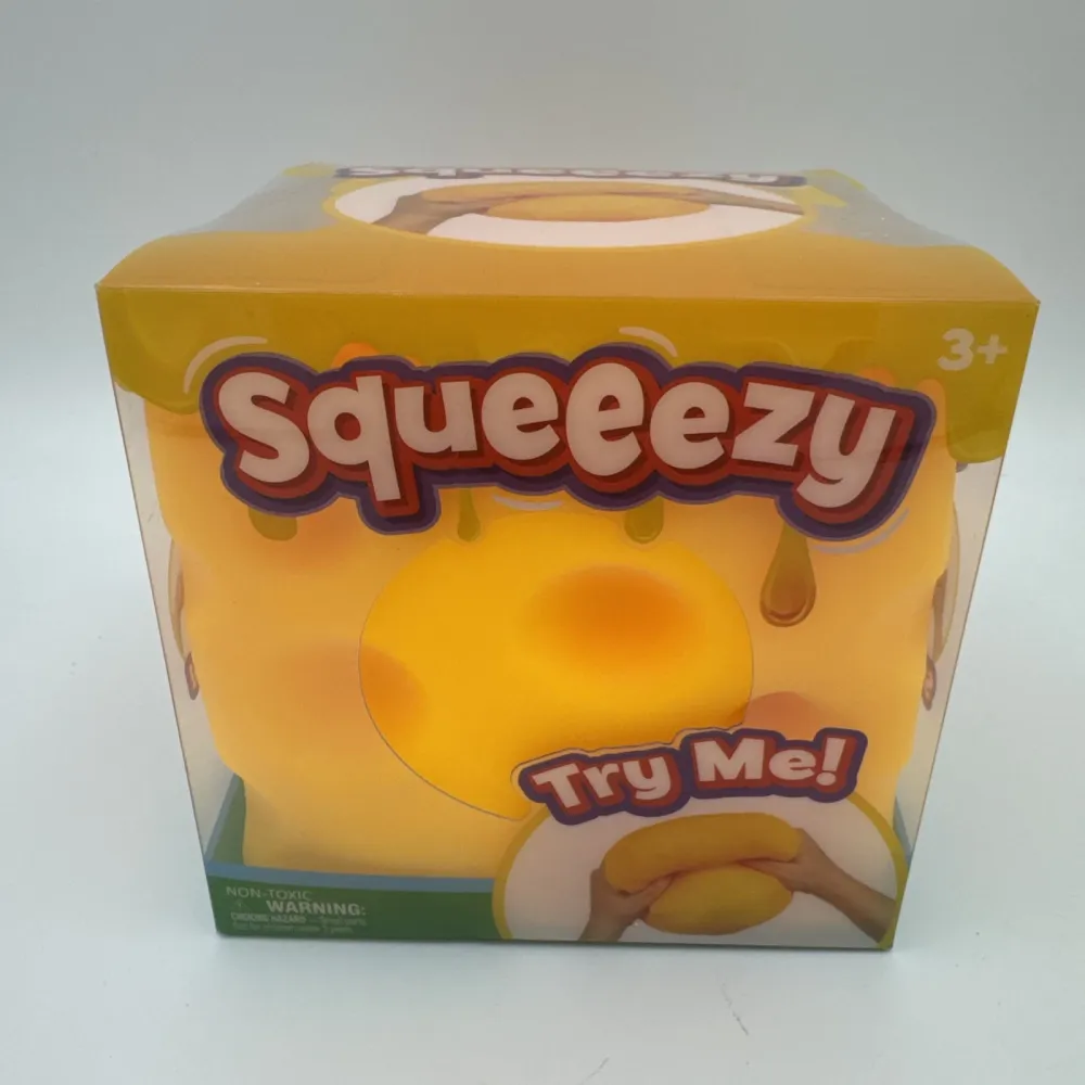Jumbo Squeeezy Cheese Yellow Squishy — photo 6