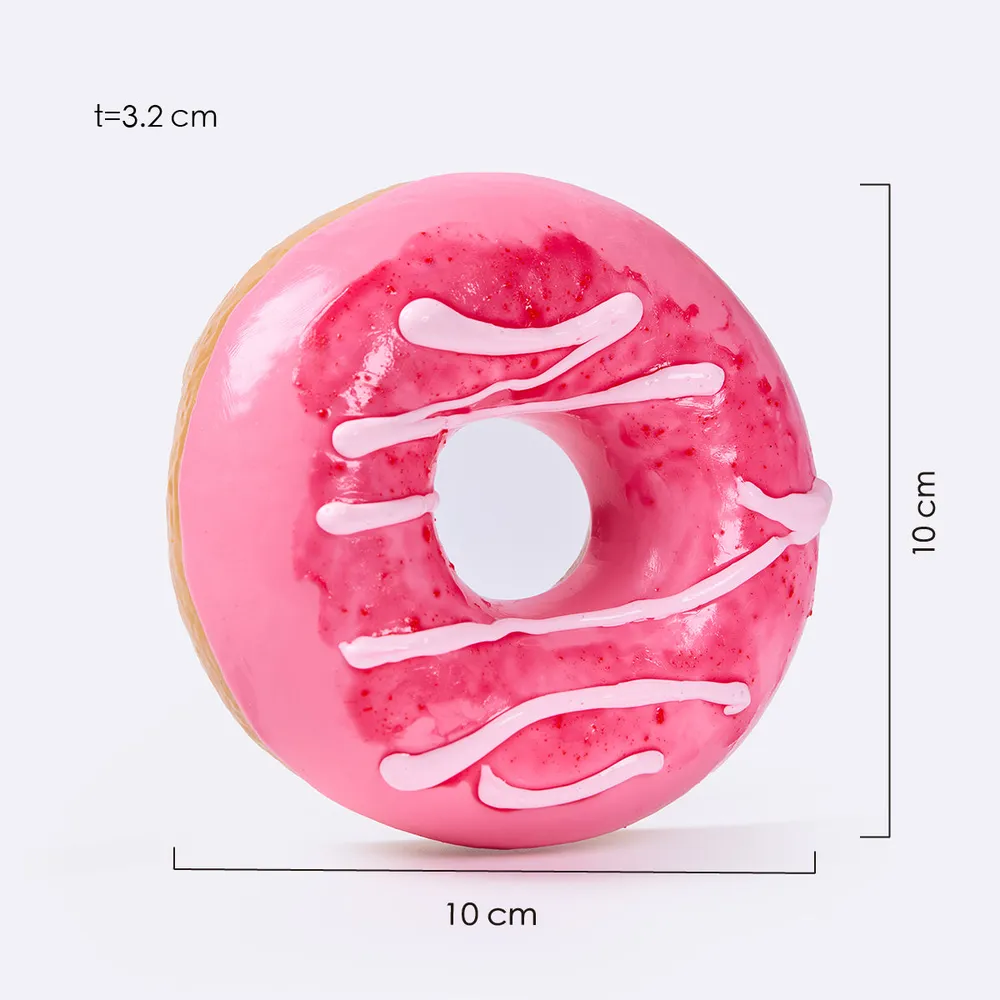 Jumbo Strawberry Pink Donut Taba Squishy — photo 2
