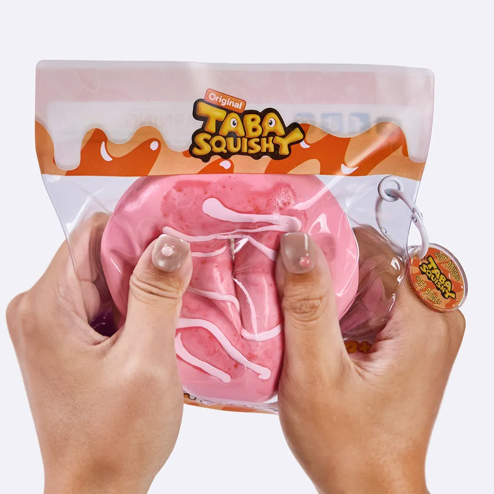 Jumbo Strawberry Pink Donut Taba Squishy — photo 4