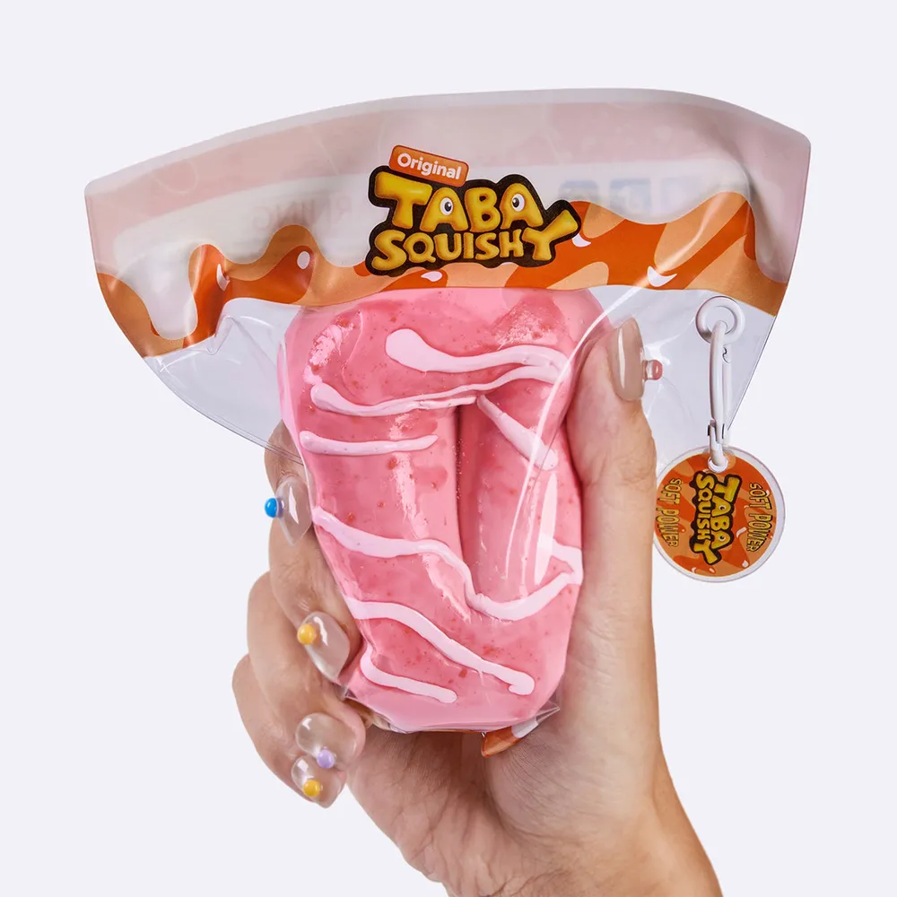 Jumbo Strawberry Pink Donut Taba Squishy — photo 5