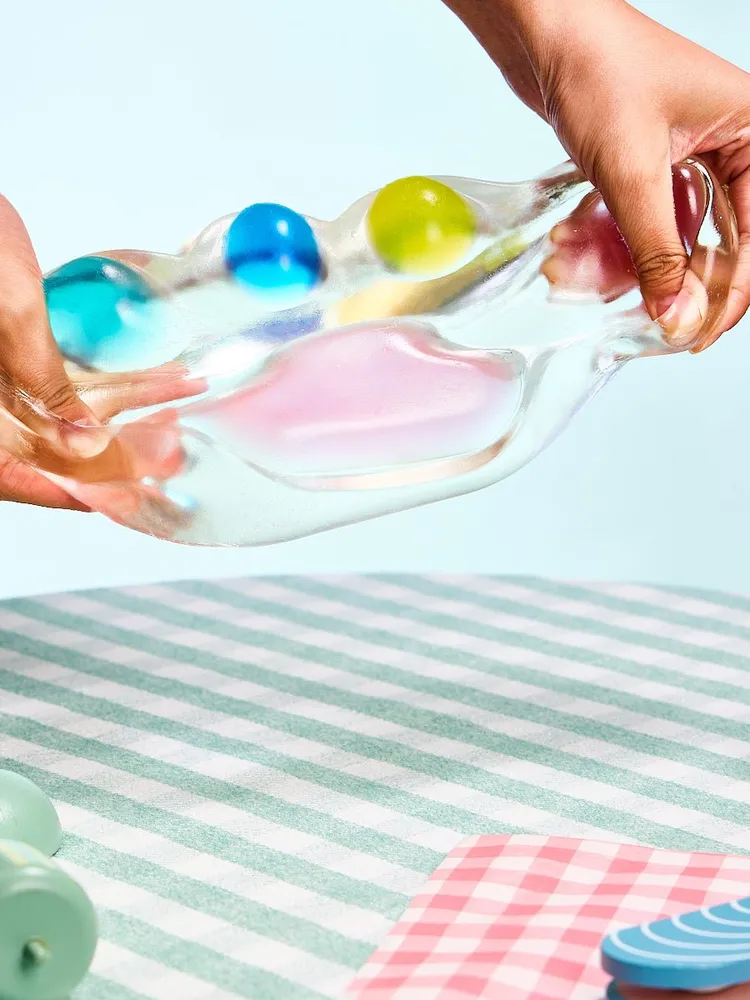 Jumbo Transparent-colorful Paw Taba Squishy — photo 3