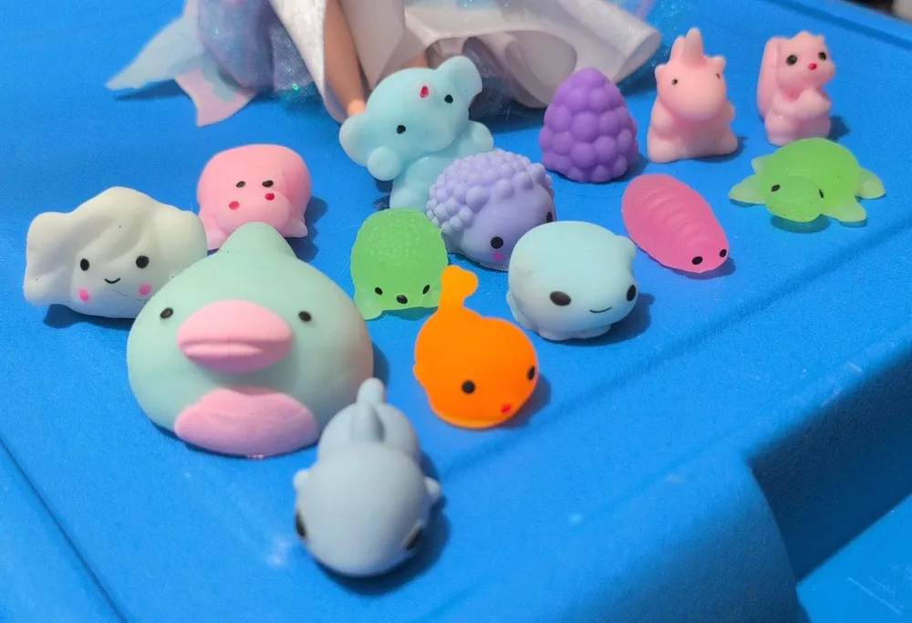 Kawaii Style Mochi Squishy Toys Lot