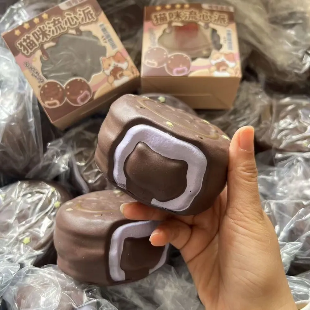 Kitty Chocolate Pie Slow Rising Squishy Stress Relief Decompression Toy — photo 3