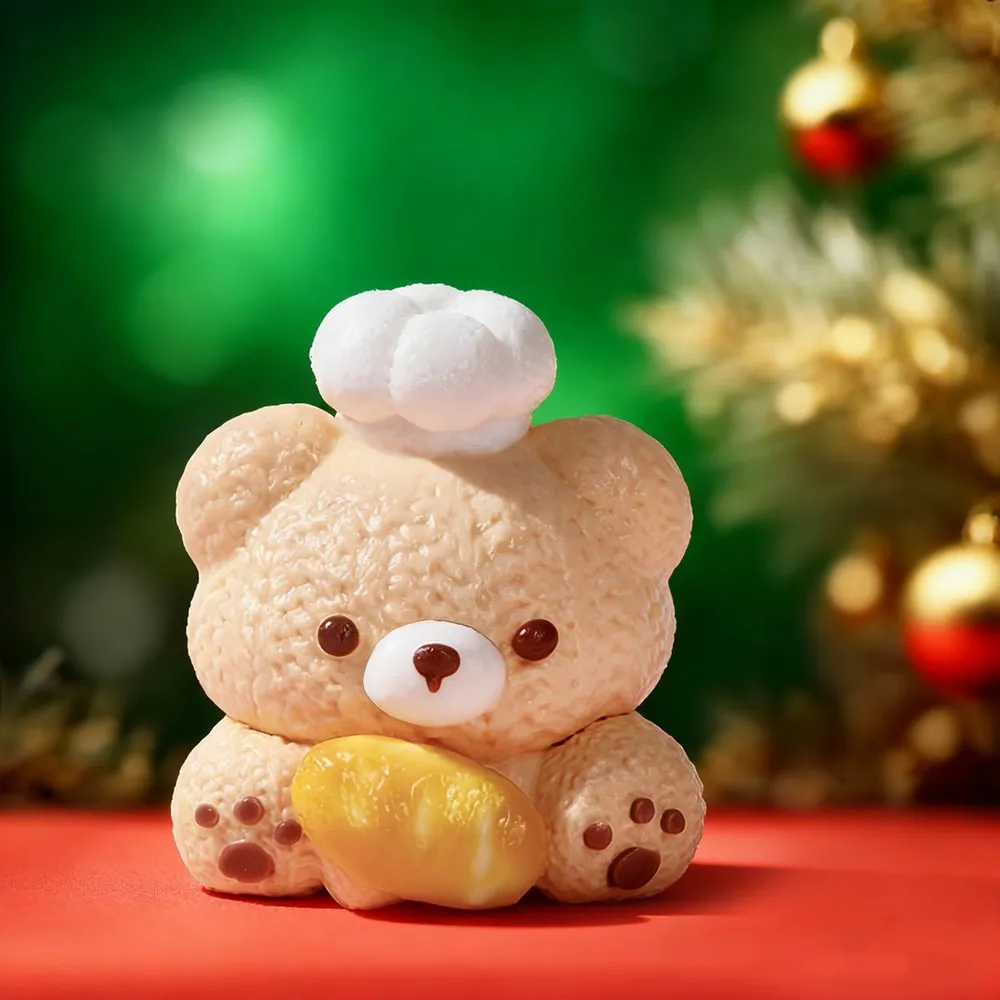 Knitted Chef Bear Taba Squishy — photo 2