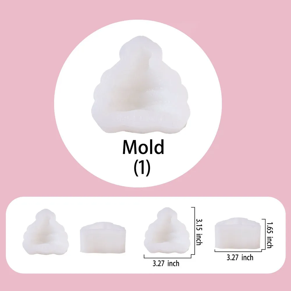 Knitted Christmas Tree Taba Squishy DIY Mold Set — photo 3