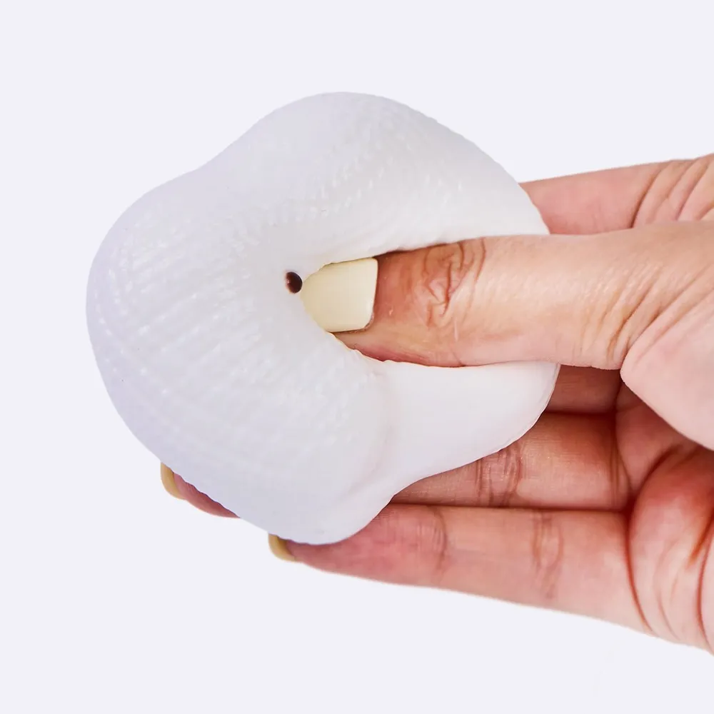 Knitted Tooth with Toothbrush Taba Squishy — photo 3