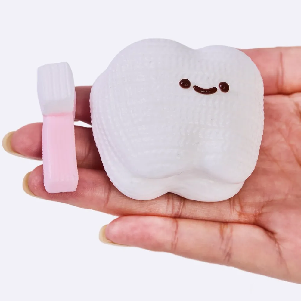 Knitted Tooth with Toothbrush Taba Squishy — photo 6