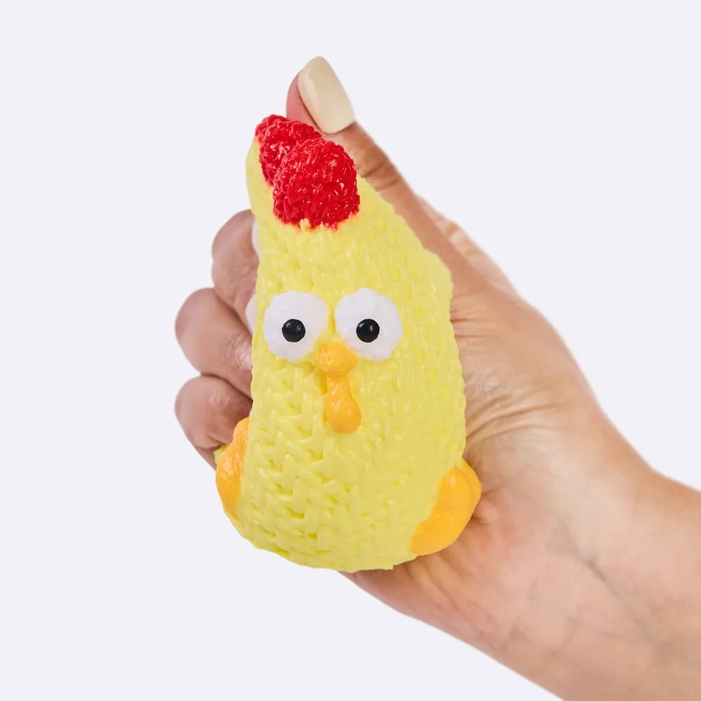Knitted Yellow Chick Taba Squishy — photo 4