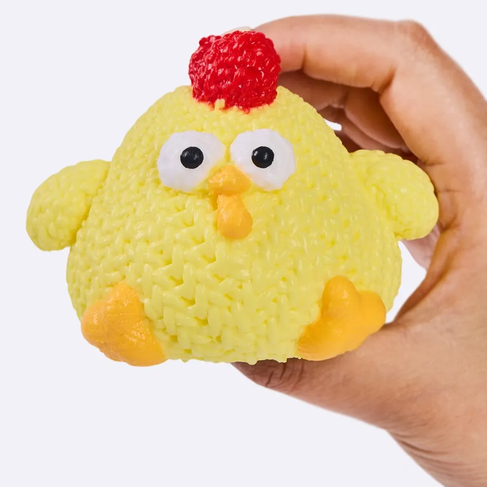 Knitted Yellow Chick Taba Squishy — photo 6