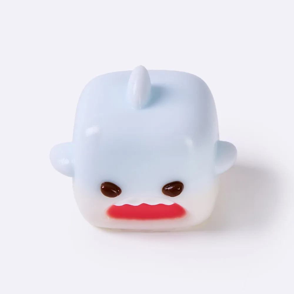 Light Blue Shark Cube Taba Squishy