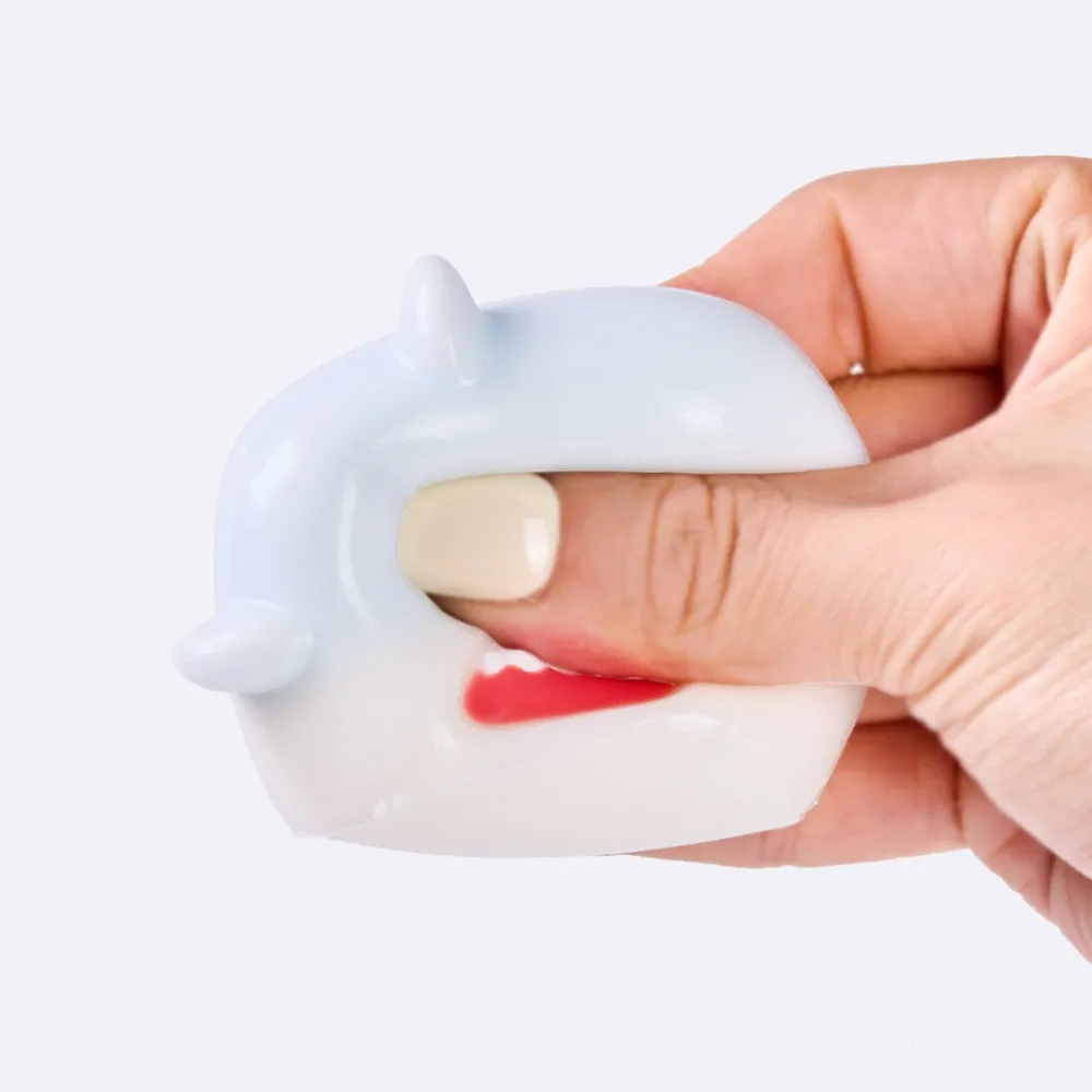 Light Blue Shark Cube Taba Squishy — photo 3