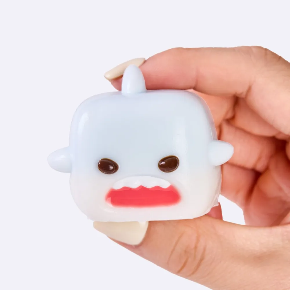 Light Blue Shark Cube Taba Squishy — photo 4